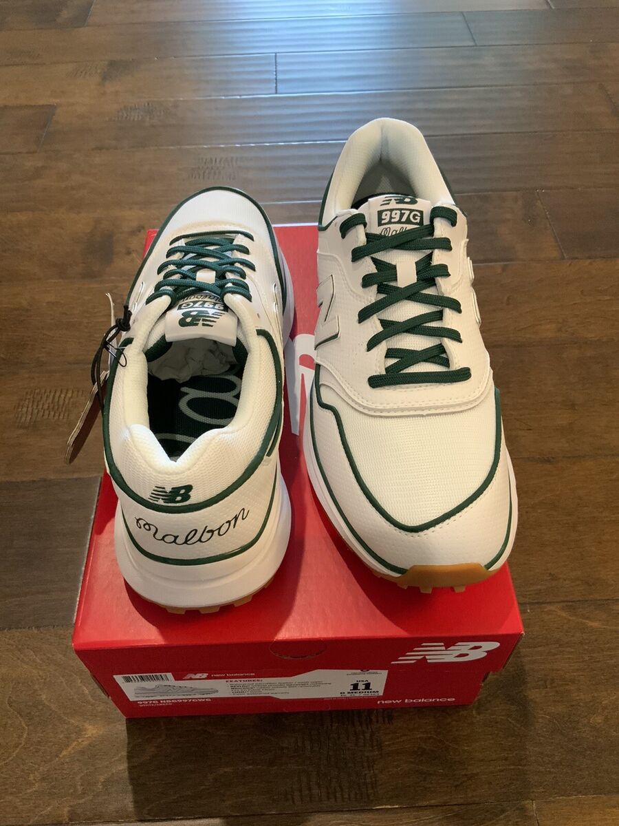 Malbon x New Balance 997G White/Green Rare Golf Shoes Size Malbon x New Balance 997G White/Green Rare Golf Shoes Size
