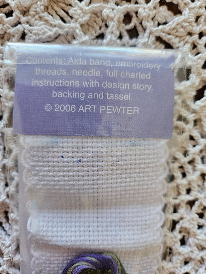 Textile Heritage Victorian Thistles Counted Cross Stitch Bookmark Kit