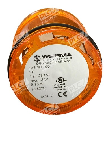 Werma 641 300 00 Yellow Orange Light Cover - Picture 2 of 2
