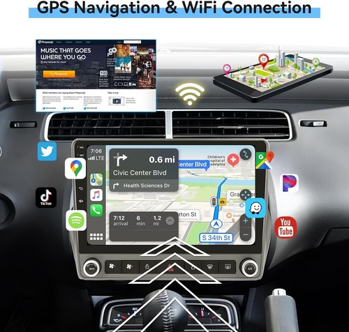 9" Car Radio Stereo Display Upgrade For Chevrolet Camaro 2010-2015 w/Carplay GPS - Picture 9 of 24