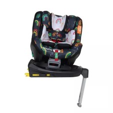 Cosatto Come & Go Rotate i-Size Child Car Seat. Birth-4Yrs. Disco Rainbow £140💥