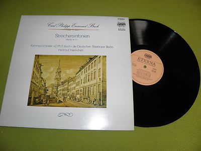 C.P.E Bach - Streichersinfonien / Schornsheim / Eterna DMM LP STEREO Audiophiole