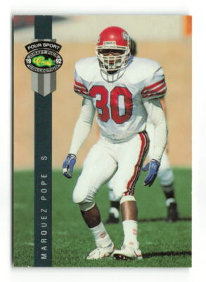 1992 CLASSIC FOUR SPORT #142 MARQUEZ POPE SAN DIEGO CHARGERS FOOTBALL CARD