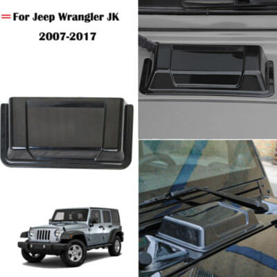 Air Intake Hood Scoop Vent Cover ABS Accessories Fit 2007-2017 Jeep Wrangler JK