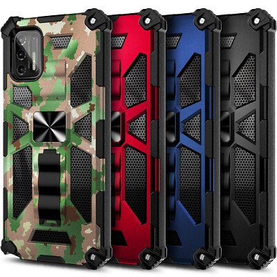 Case For Wiko Ride 3 Case, Full Body Kickstand Phone Cover with Tempered Glass