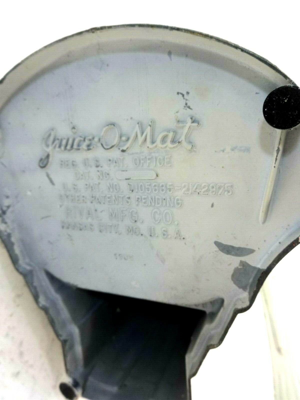 VINTAGE RARE JUICEOMAT CITRUS JUICER 1905 ART DECO eBay