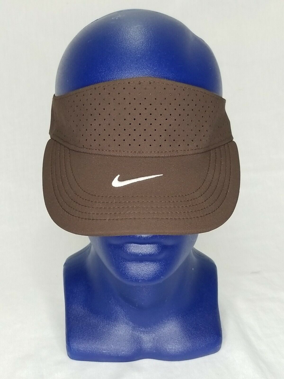 NEW Nike  Brown /White Adjustable Visor/Hat/Cap