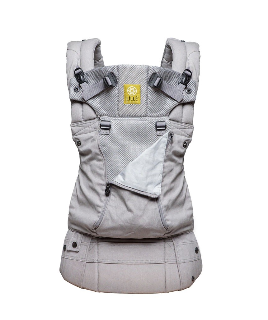 Lillebaby Complete Baby Carrier All Season Stone Cotton 3D Mesh