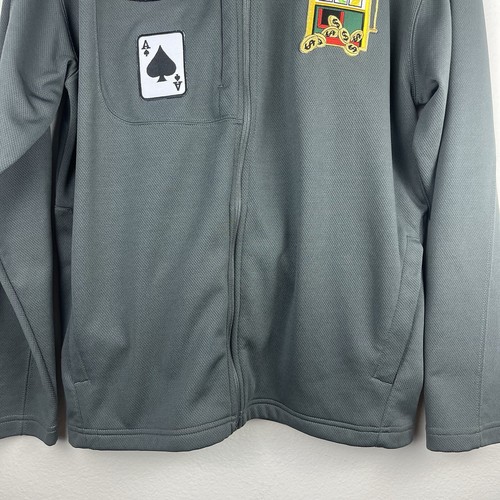 Ouray Full Zip Jacket Gambling Jackpot Russian Roulette Poker Vegas Men’s Large - Picture 7 of 10