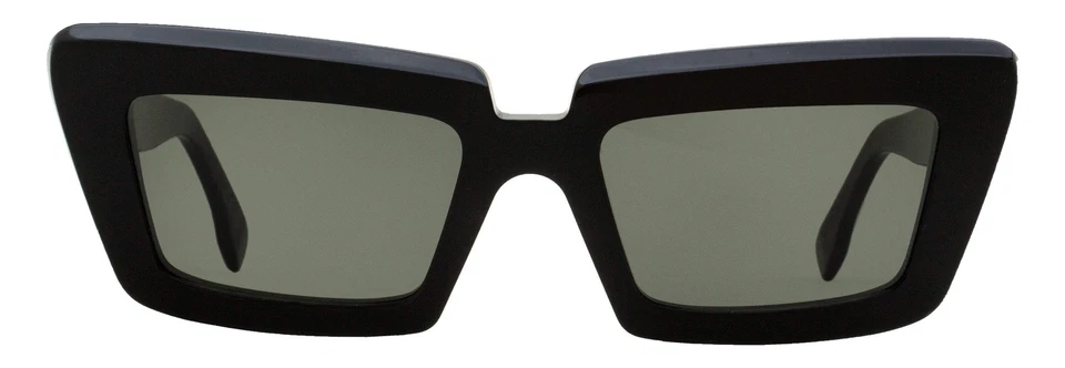 Gafas de sol puntiagudas Retrosuperfuture Coccodrillo 2GS negras 57 mm Foto 2 de 2