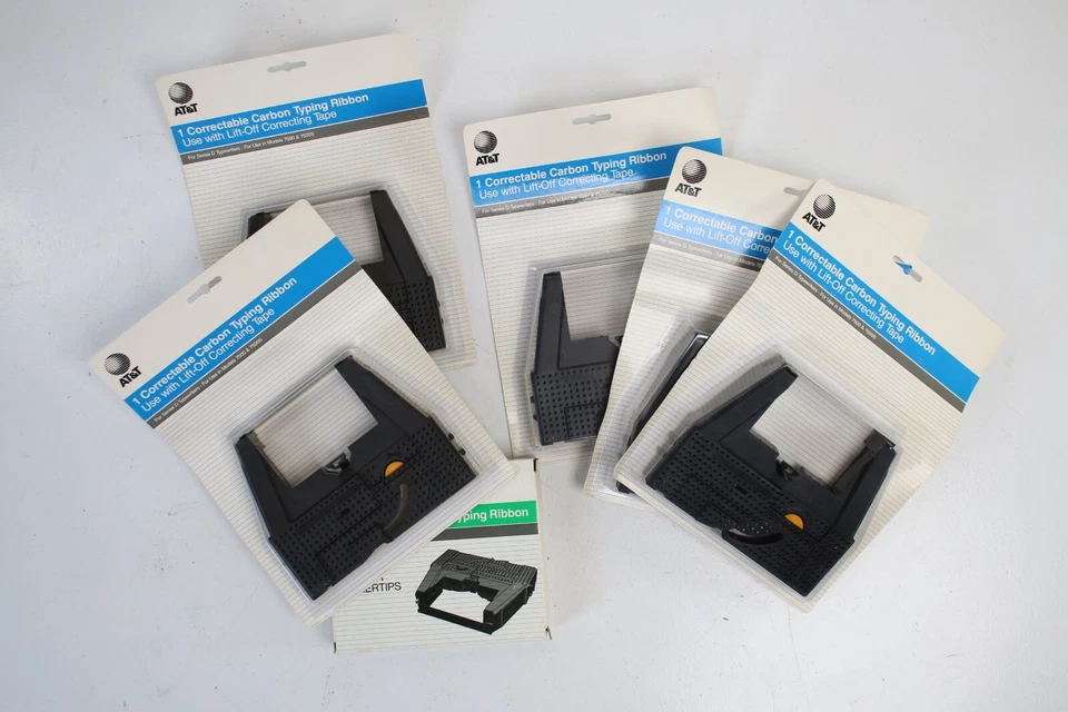 AT&T Máquina de Escribir Carbono Corregible Cinta de Escribir Serie D 7500 Lote Foto 3 de 4