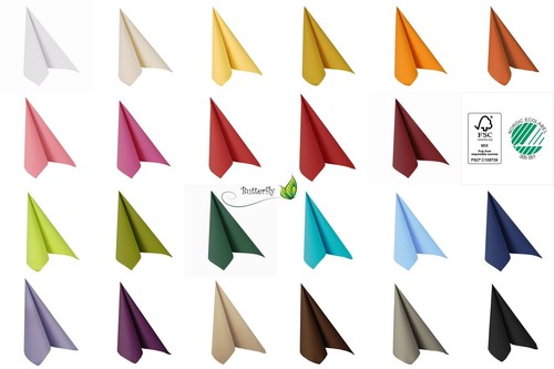 20 Cocktail Servietten 25x25cm ZUM FALTEN stoffähnlich Premium Stoffoptik ROYAL