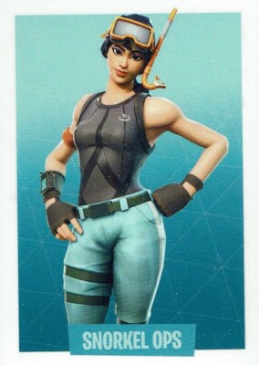 Panini Fortnite Serie 1 2019 Sticker Epic Games Sticker Nr. # 103 Snorkel Ops
