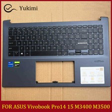 FOR ASUS Vivobook Pro14 15 M3400 M3500 Blue C Shell Upper Palmrest Keyboard