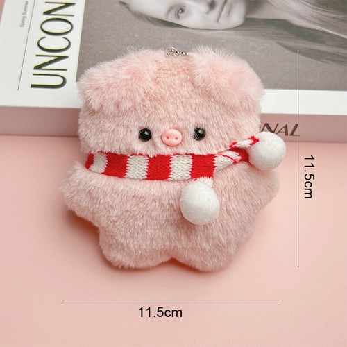 Cute Plush Pig Keychain Creative Sunglasses Pig Keychain Bag Decoration Gift _yi - Picture 22 of 23