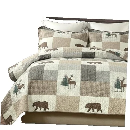 Plaid Queen FRENCH COUNTRY Quilts, colchas y cobertores para cunas