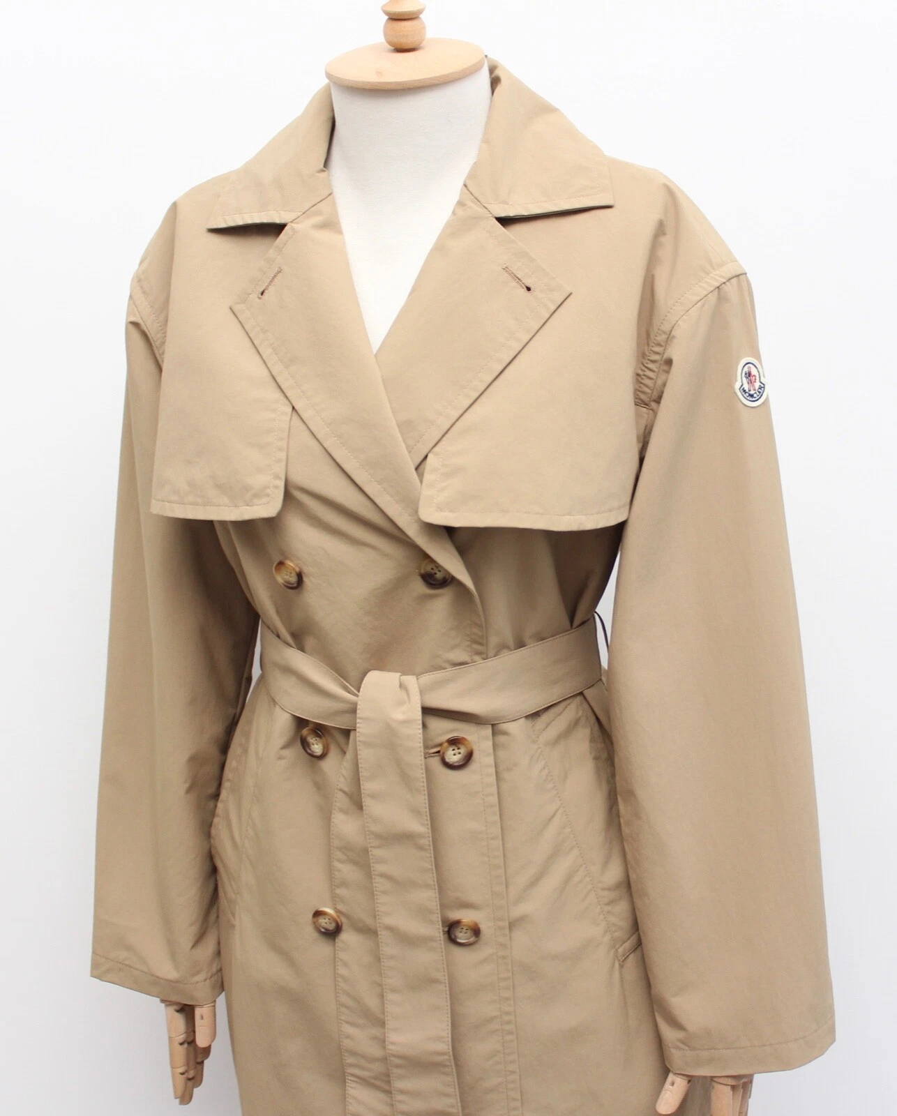 Nuovo con etichetta! Autentico trench lungo donna MONCLER Stibiden RARO taglia 1 ~S M