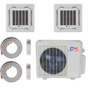 mini split heat pump ceiling cassette