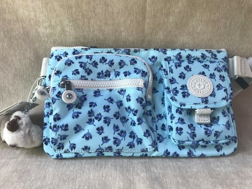 Kipling Presto Brilliant Bebé Flores Azules Fanny Bolso de Cintura Correa para Cinturón eBay