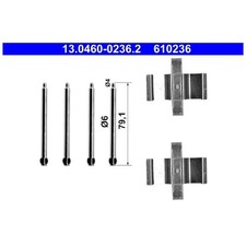 Zubehörsatz Bremsbeläge für Mercedes CLK C208 C209 A208 A209 E Klasse id71506 Zubehörsatz Bremsbeläge für Mercedes CLK C208 C209 A208 A209 E Klasse id71506