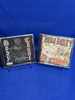 CD Lot Of 2 Body Count CDs Body Count, Born Dead Ice-T Heavy Metal Rock
