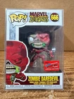 Funko Pop Marvel Zombies Daredevil #666, 20NYCC Official sticker, with protector
