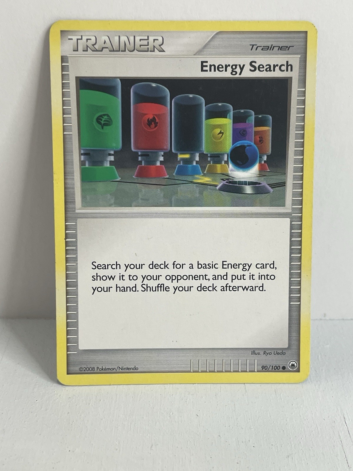 Pokemon TCG VTG LP Energy Search 90/100 Majestic Dawn Regular