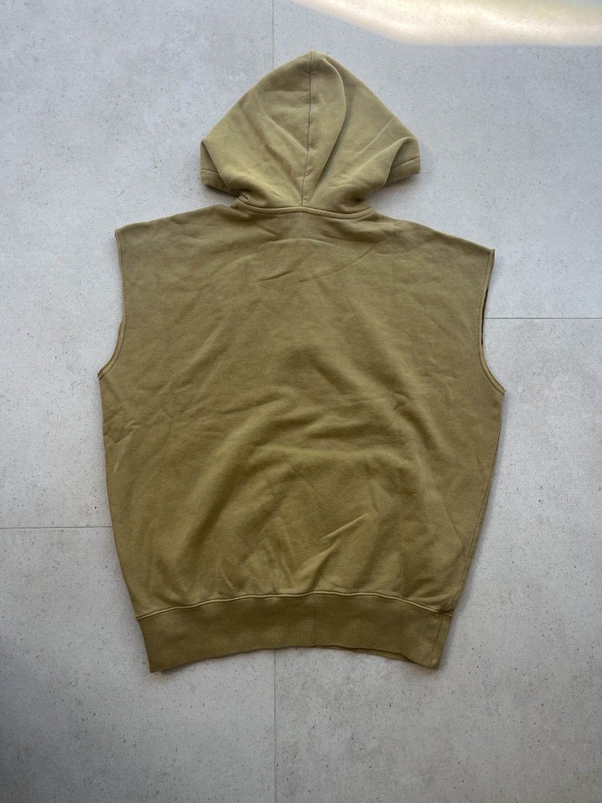 JW Anderson Men’s Sleeveless Mustard Hoodie XXS (Fits Medium) RRP£325 image 7
