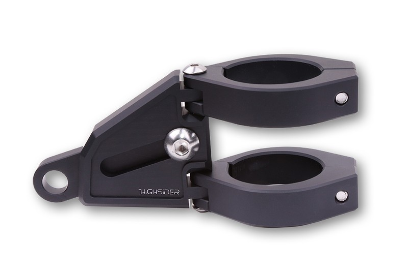 Support de lampe pour fourche 42-43 mm HIGHSIDER EXTENSION afin de modifier l'avant d'un custom