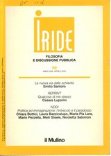 Iride, anno XXIII, 2010, n. 59 AA. VV. Il Mulino
