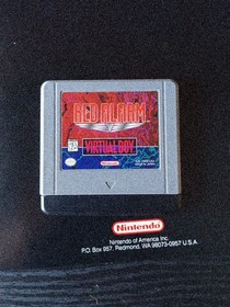Nintendo Virtual Boy Instruction Booklet And Virtual Boy Red Alarm 