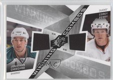 2008-09 SPx Winning Combos Jonathan Cheechoo Corey Perry #WC-CP 0p6