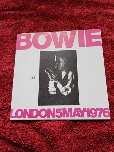 David Bowie Rebel Rebel/Diamond Dogs 7" Single Italy 1987 Clear Vinyl 33rpm