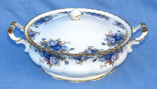 Royal Albert Moonlight Rose Lidded Vegetable Tureen Dish 1st Quality