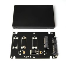 Mini PCI-E mSATA SSD to 2.5" SATA Hard Disk Enclosure Case Converter Adapter