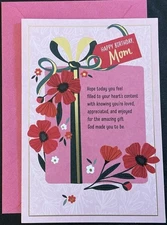 Happy Birthday Mom Card DaySpring Greeting Card Religious