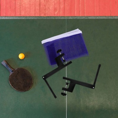  Tischtennisnetz und Pfosten-Set, einziehbares Tischtennisnetz mit Pfosten,