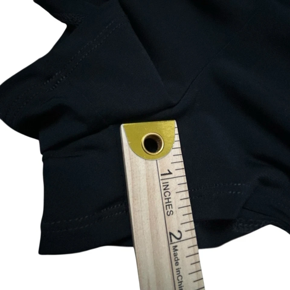 Mameluco BCBGeneration para mujer talla S negro encaje sin mangas superposición delicado elástico polietileno Foto 2 de 4