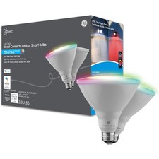 Smart LED PAR38 Flood Light Bulbs - WiFi  Bluetooth RGB - Dimmable, 90W