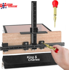 Cabinet Hardware Jig, Aluminum Alloy Cabinet Handle Jig with Automatic Center Pu
