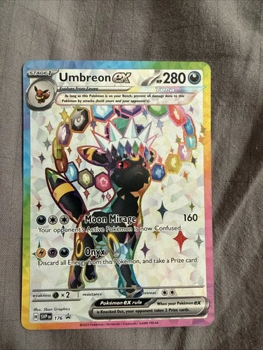 Pokémon TCG Umbreon EX 176 Black Star Promo Nm Near Mint Condition