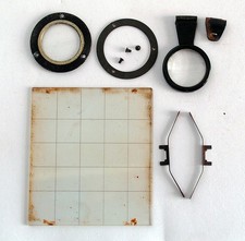 Rolleiflex Automat X Waist Level Finder WLF's Glass Grid Screen,Magnifiers,Clips