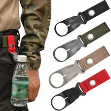 Hanging Water Bottle Buckle Clip Tactical Portable Mineral Bottle Ring Holder Mo