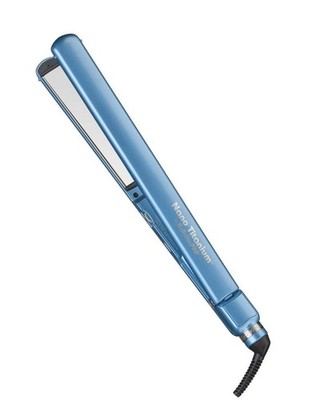 BabylissPRO Nano Titanium Straightening Flat Iron 1'' Kiss W/ Pouch #BABNTK3072T