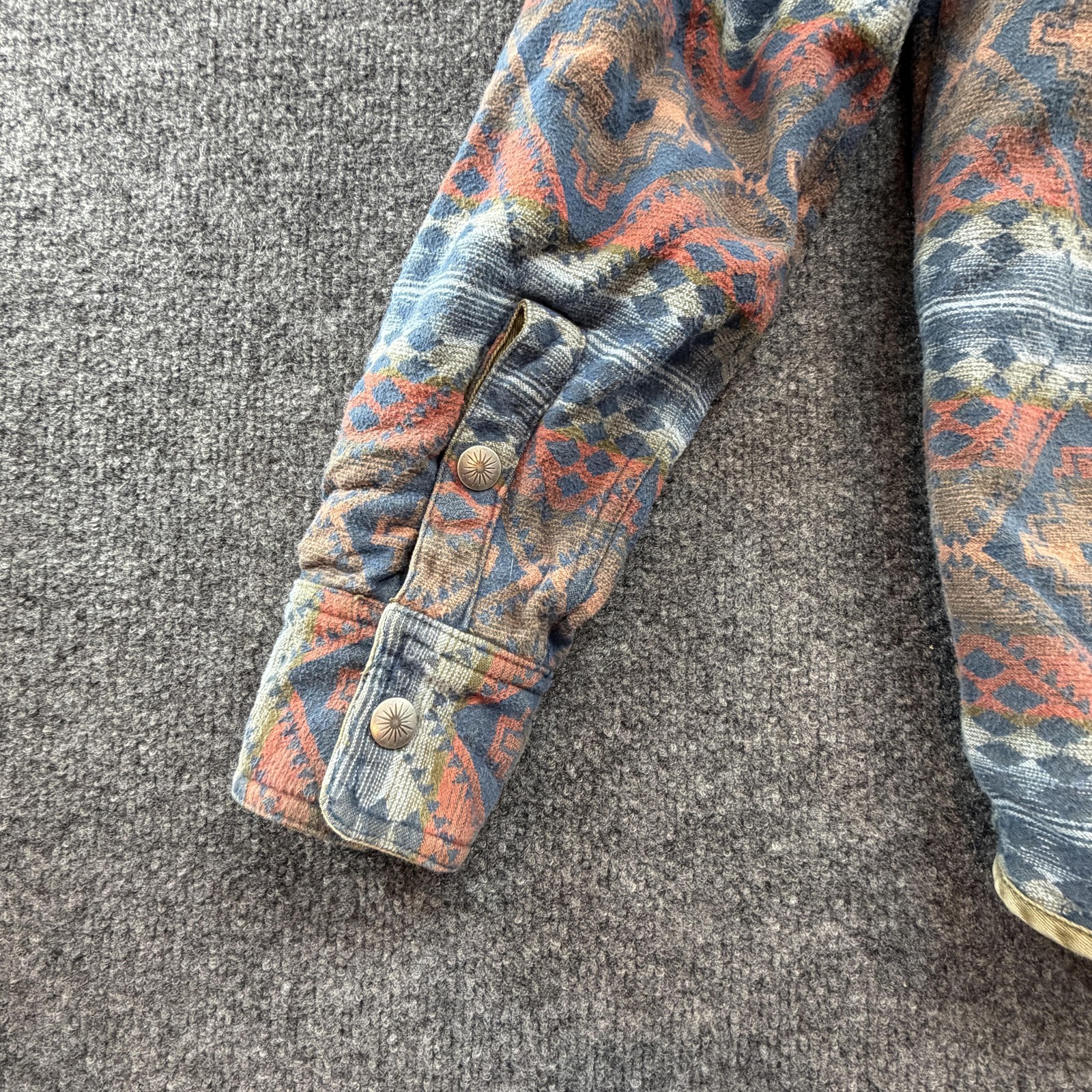 Faherty Jacket Mens Small Multicolor Reversible Q… - image 15