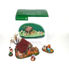 Department Dept 56 It's Almost Thanksgiving New England Village Farm Barn Apples