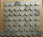 $25 Circulated 1942 Walking Liberty Half Dollars ~ 50 Coins ~ Free Shipping