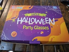 Glitter Halloween Party Glasses for Kids, Multi-Color 24 Pices