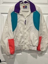 90's Swingster Made in USA Dayco Vintage Nylon Zip Up Jacket Unisex Size Medium