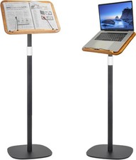 Adjustable Reading Stand50 to170CM Freestanding Hands-Free Foldable Black
